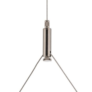 Závesné svietidlo LED Arcchio Dorean, strieborná farba, kov, 120 cm