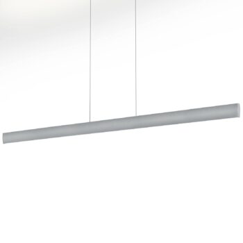 Závesné svietidlo LED Runa, nikel, dĺžka 152 cm