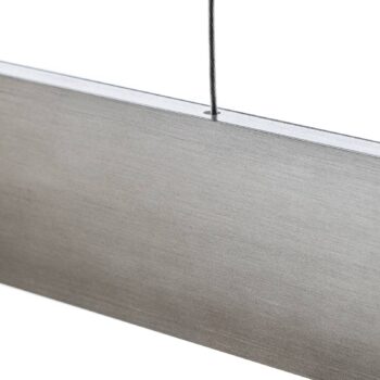 Závesné svietidlo LED Runa, nikel, dĺžka 92 cm
