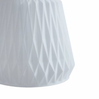 Závesné svietidlo Lindby Belarion, opál, 1 svetlo, sklo, Ø 23 cm
