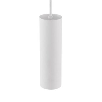 Závesné svietidlo Lindby Linaro, 20 cm, biele, 1-fázové, GU10