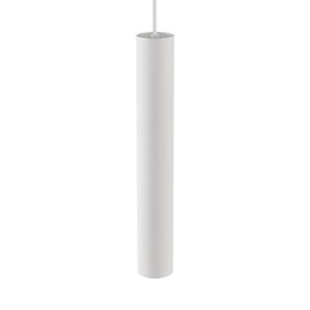 Závesné svietidlo Lindby Linaro, 40 cm, biele, 1-fázové, GU10