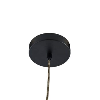 Závesné svietidlo Lindby Liriana, bambus, železo, Ø 45 cm, E27