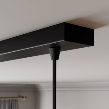 Závesné svietidlo Lindby Marla, 3 svetlá, sklo, dymovo sivá, 102 cm