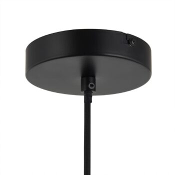 Závesné svietidlo Lindby Otso, výška 17 cm, bambus, E27