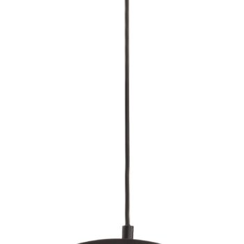 Závesné svietidlo Lucande Helva, biele, 1 svetlo, Ø40cm, otočné