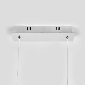 Závesné svietidlo Lucande LED Lorian, 99 cm, chróm, kov