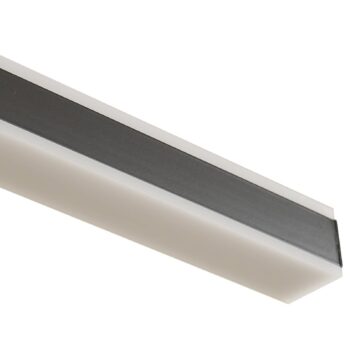 Závesné svietidlo Lucande Pendolo LED, čierna farba, hliník, 120 cm