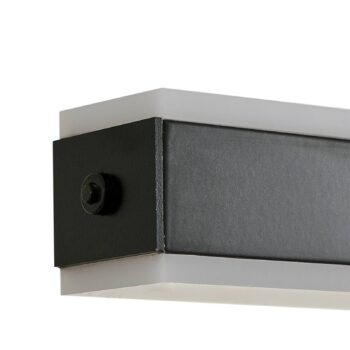 Závesné svietidlo Lucande Pendolo LED, čierna farba, hliník, 120 cm