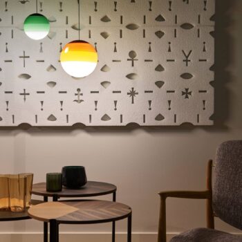 Závesné svietidlo MARSET Dipping Light LED Ø 30 cm oranžová