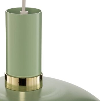 Závesné svietidlo Malmo s tienidlom na lampu v mätovo zelenej farbe