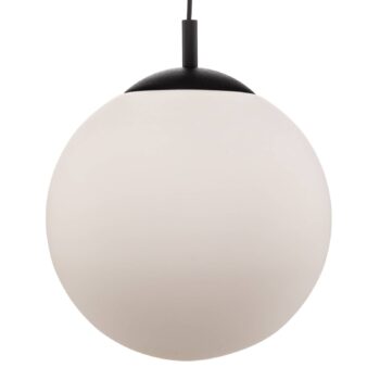 Závesné svietidlo Maxi, Ø 30 cm, 1-pl., sklenený tienidlo