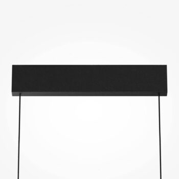Závesné svietidlo Maytoni Ambience LED, Ø42cm, kov, čierna/biela