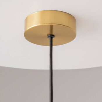 Závesné svietidlo Maytoni LED Levitation, Ø 50 cm, mosadzná farba