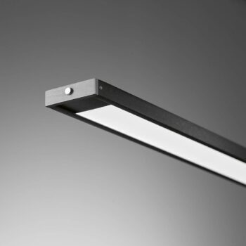 Závesné svietidlo Metz TW LED, CCT, dĺžka 120 cm, čierna