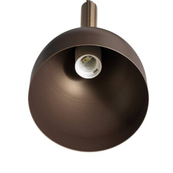 Závesné svietidlo Noak 3-light, okrúhle, titánovo-zlaté/zlaté, oceľ