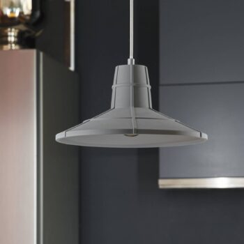 Závesné svietidlo OSRAM CONCRETE SALA, sivá, Ø 32 cm, betón, E27