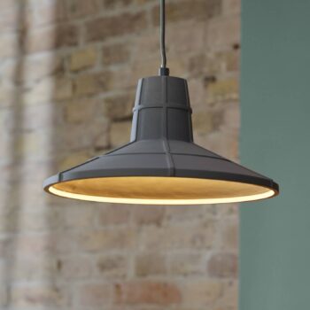 Závesné svietidlo OSRAM CONCRETE SALA, sivá, Ø 32 cm, betón, E27