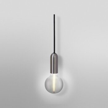 Závesné svietidlo OSRAM VINTAGE 1906 ROUND, chróm, kov, Ø 10 cm