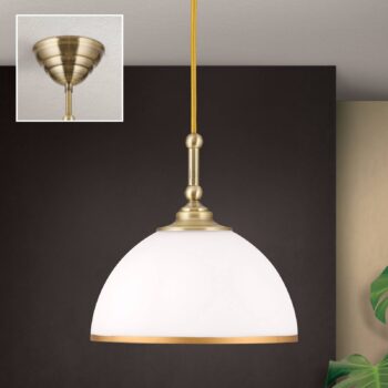 Závesné svietidlo Old Lamp textilný kábel, 1-pl.