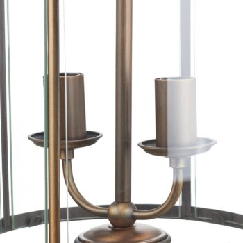 Závesné svietidlo Pimpernel, Ø 23 cm, bronz