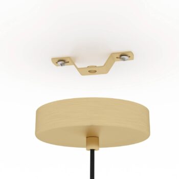 Závesné svietidlo Pozueta 1, 1-pl., mosadzná