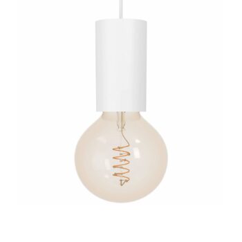 Závesné svietidlo Pozueta 1, 1-plameňové, biela