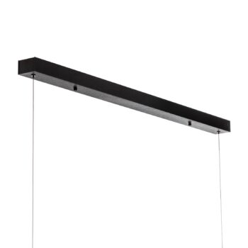 Závesné svietidlo Quitani Lysia LED, oxidované/čierne, 118 cm