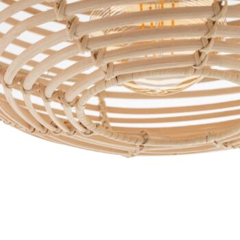 Závesné svietidlo RATTAN, Ø 40 cm, prírodná hnedá, ratan, E27