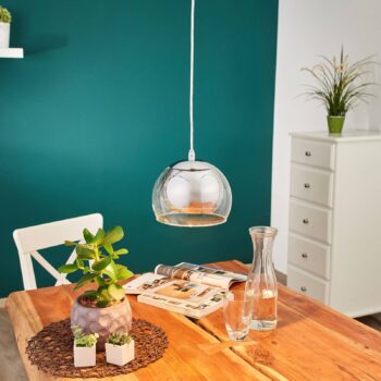 Závesné svietidlo Rocamar 1-light v chróme