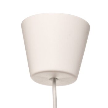 Závesné svietidlo Roller, biela/zlatá, Ø 40 cm