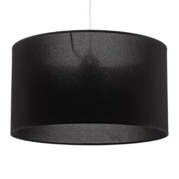 Závesné svietidlo Roller, čierne, Ø 45 cm