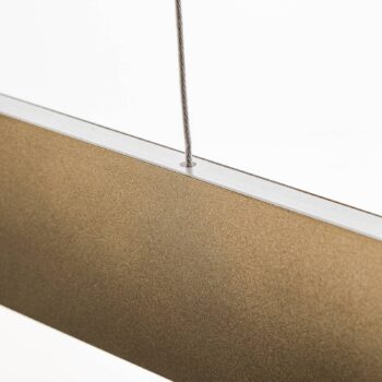 Závesné svietidlo Runa LED, bronzová farba, dĺžka 152 cm