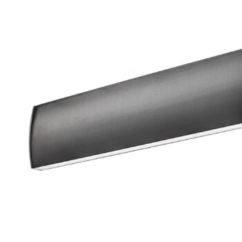 Závesné svietidlo Runa LED, čierne, dĺžka 152 cm