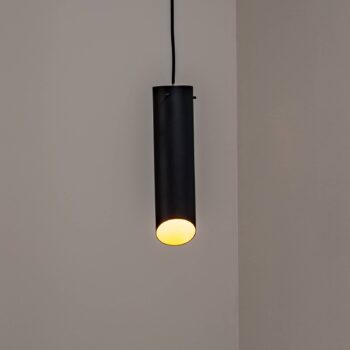 Závesné svietidlo Sivani MR-976, čierne, kov, Ø 8 cm