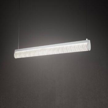 Závesné svietidlo Slamp LED Modula, skladané, svetlosivé