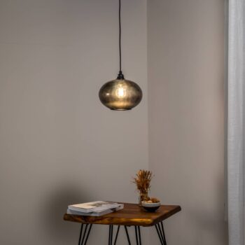 Závesné svietidlo Smoked 050 1-light sklo Ø27cm