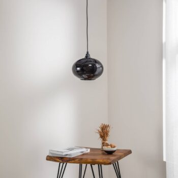 Závesné svietidlo Smoked 050 1-light sklo Ø27cm