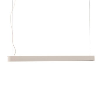 Závesné svietidlo Soft biela 125 cm