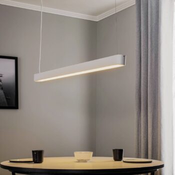 Závesné svietidlo Soft biela 125 cm