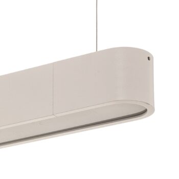 Závesné svietidlo Soft biela 95 cm