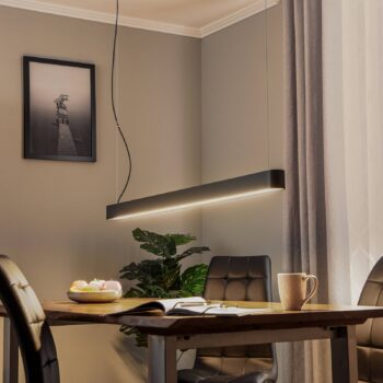 Závesné svietidlo Soft grafit 125 cm