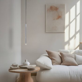 Závesné svietidlo Sopel Lux, 1-pl., čierna/strieborná, G9