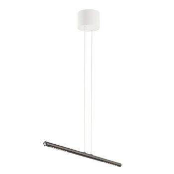 Závesné svietidlo TECNOLUMEN LUM S, 85 cm, dymový chróm