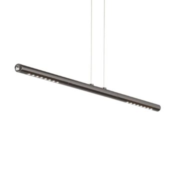 Závesné svietidlo TECNOLUMEN LUM S, 85 cm, dymový chróm