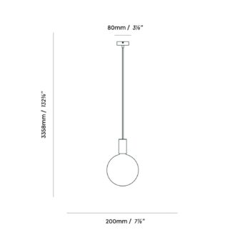 Závesné svietidlo Tala Triple Pendant Single 1-light, E27 opál, biela