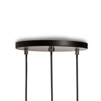Závesné svietidlo Tala Triple Pendant round E27 opal black/graphite
