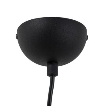 Závesné svietidlo Tel 6504, čierne, železo, Ø 50 cm