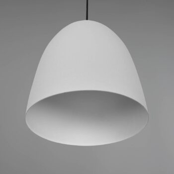 Závesné svietidlo Tilda, 1-plameňové, sivá Ø 25 cm