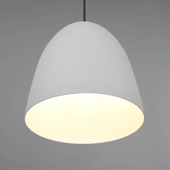 Závesné svietidlo Tilda, 1-plameňové, sivá Ø 25 cm